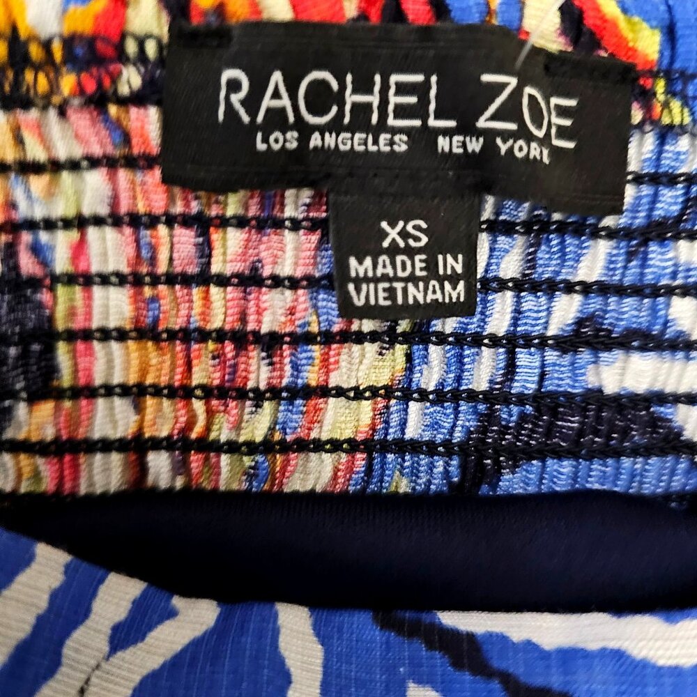 Rachel Zoe XS Multicolor Tropical Print Crop Top - Picture 6 of 11